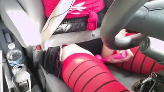 Masturbating while driving