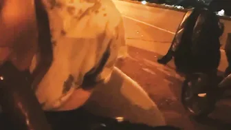 Blowing my mans penis on the side of interstate 482