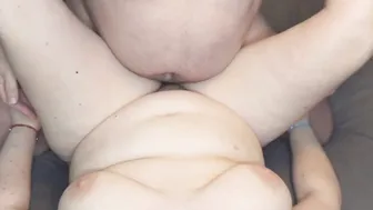 BBW Mom rough fucking and cream pie
