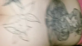 THICK HISPANIC CREAMS ALL OVER MY PENIS