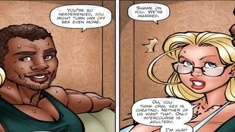Lesson from the Neighbors pt. one - Virgin housewife taught how to suck Penis by big black dick Next Door | Cheat
