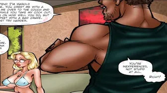 Lesson from the Neighbors pt. one - Virgin housewife taught how to suck Penis by big black dick Next Door | Cheat