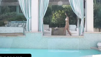 Little Asians - Lucky Pool Boy Surprises His Boss Amazing oriental Daughter While Masturbating