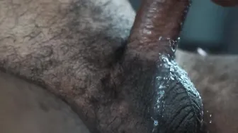 Lover suck ebony penis and got cum soak creampied