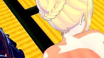 SABER AND RIN TOHSAKA 3 WAY - FATE/STAY NIGHT ANIMATED 3D UNCENSORED