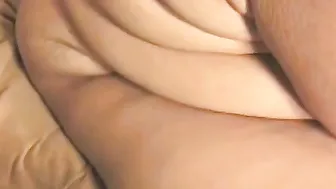 Young BBW getting drilled after sucking off fit studs pole