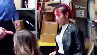 Tasty Milf Blackmailed by Store Officer after Daughter Steal Articles (Kimbely Chi Christy Love Jack Vegas)