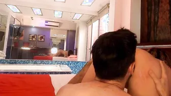 Fired nanny let his boss fucked her booty to keep her job. Anal cumshot.
