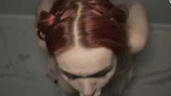 Jizzed on the face of a women