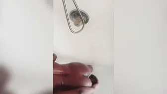 bbcs stroking Fat Twat into the Shower