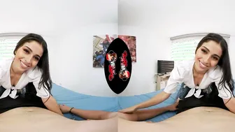 VRLatina - Small Hispanic Fucking into Virtual Reality