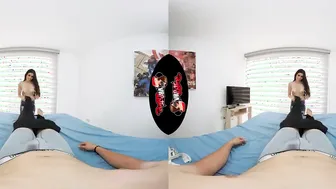 VRLatina - Small Hispanic Fucking into Virtual Reality