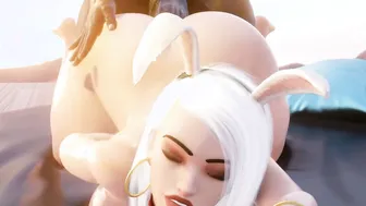 FUCKING A BUNNY WITH HUGE BOOBS