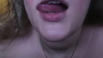 Gorgeous CHUBBY bimbos with natural titties SMOKES for you while she thinks about blowing you