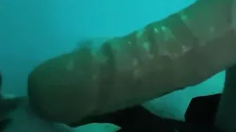 Teenagers Deepthroats Vibrator and Gags with Dildo on Clitoris