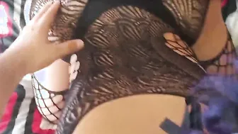Best Bj Of His Life Gigantic Ass Hispanic Inside G-String  Pantyhose point of view Amateur