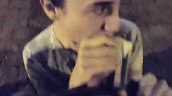 BREAKFAST INTO THE STREET teens Year Mature Bitch Head Me for Free inside the Middle of the Street (FALLED ON