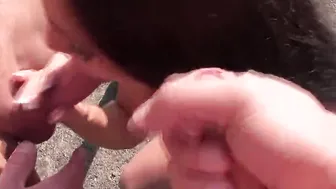 REAL LOVERS + FRIEND Outdoors orgasm - StevenShame.dating