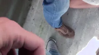 REAL LOVERS + FRIEND Outdoors orgasm - StevenShame.dating