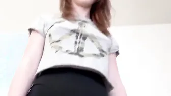 hot red haired natural melons teenagers step-daughter Athena Rayne inside need of penis play with it on webcam pov