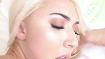 Goddess pawg 18 Blonde step-daughter Jessica Jones gave stepdad a Bae bj and getting nailed rough doggy style pov
