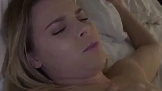 Huge booty Beauty blonde 18 year old step Daughter Fucks Dad point of view - Aubrey Sinclair