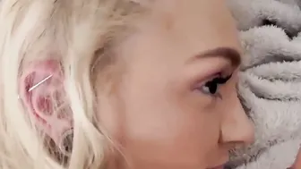 hot huge booty thin blonde 19 year old step-daughter getting screwed on the couch by filthy step father point of view - Chloe Temple
