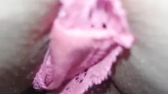 Cummed her snatch when shes wearing pink lingerie