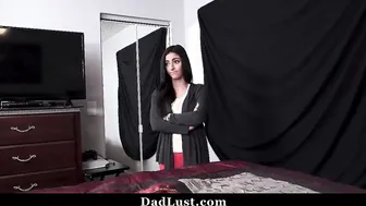 Step-Daughter Begs Daddy For a Banged Reward