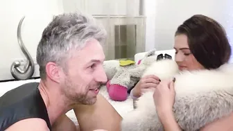 CASTING SERINA GOMEZ WITH SQUIRTING AND CRAZY HOT HAND JOB TALENT ON MY HUGE DICK