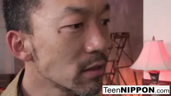 Japanese babe Squirts and Gets Gangbanged