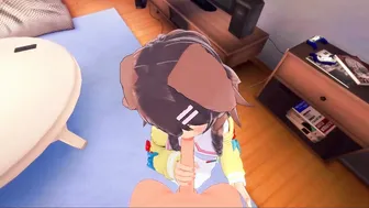 Adorable Vtuber Inugami Korone Gets Plowed from your point of view - Hololive Anime.