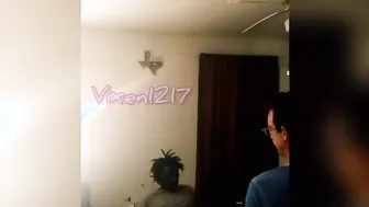 Vixen1217 spitroasted by husband and big black cock
