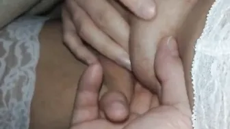 Devils Pedicure and fingered her twat
