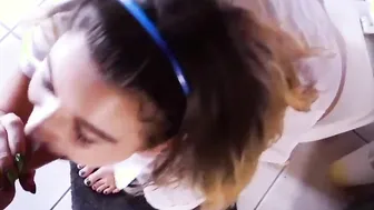 sexy 18 yo step daughter Pamela Morrison fuck rough by turned on stepdad pov