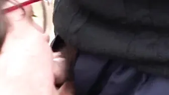 Older and turned on woman getting plowed inside the woods