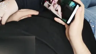I fill her vagina with cum and then she ejaculates