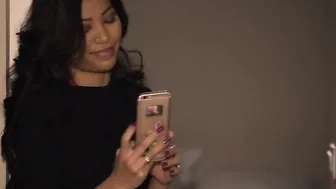Surprise guest for the super sexy dark haired Poopea