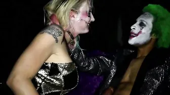 Cos Play Whorley Quinn getting banged by the Joker