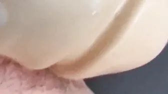 Redheaded teenagers liking at the gym even with sex vibrator