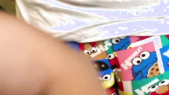 Brother dont stick it up my booty it hurts me a lot | my brother enters the toilet while I