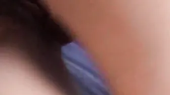 At home with her friend she fills his Bombshell holes