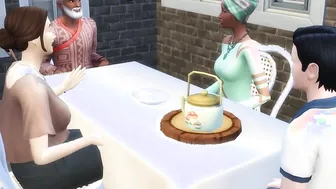 Lunch with Neighbors Turns in a Swinging (Promo) | The Sims/ 3D Cartoon