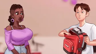 SUMMERTIME SAGA #50 • Impregnating a good dark hair barely legal