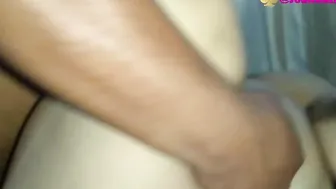 Gym instructor takes my legs over his shoulder