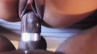 Crazy Sexy snatch fine african loves deepstroke