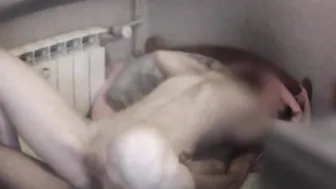 Real Concealed camera - Again stepdad go in my bed and wakes me with his gigantic penis