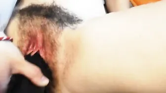 Teens fucks herself with big big black dick toy and getting wild