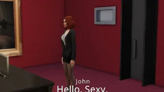 Mega Sims- Cheating wifey gangbanged at new job (Sims four)