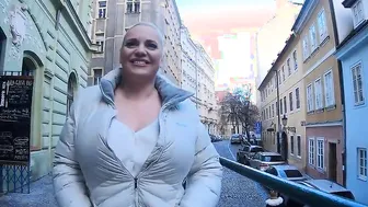 HUNT4K. Fellow hooks up with big boobed blonde and fucks her
